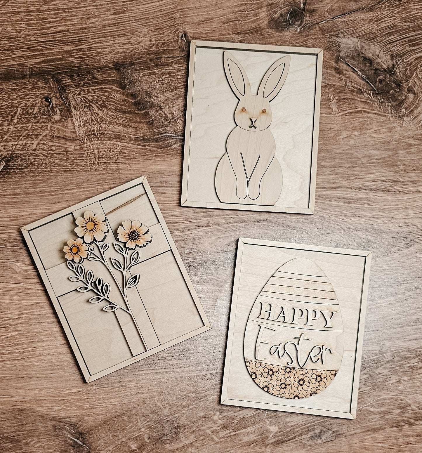 DIY Floral Cross Mini Sign