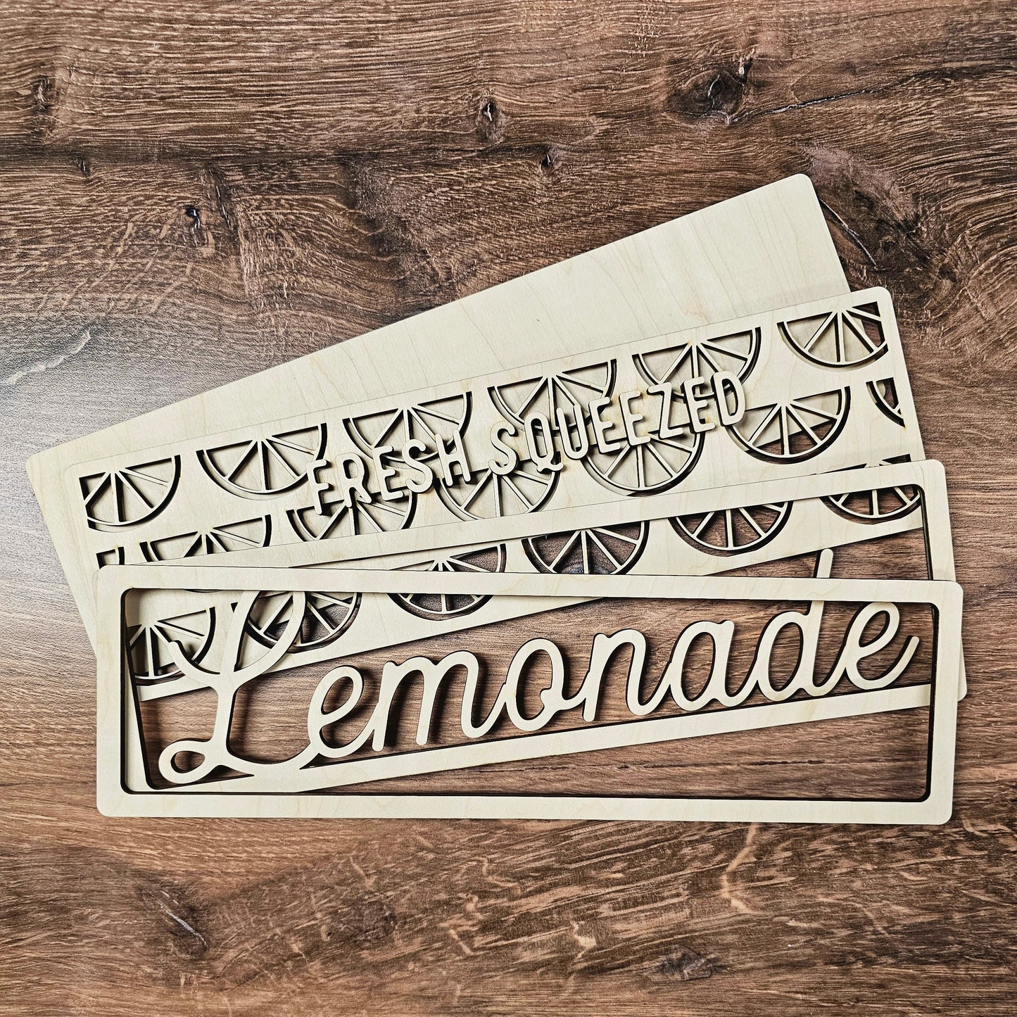 Fresh Squeezed Lemonade Shelf Sitter