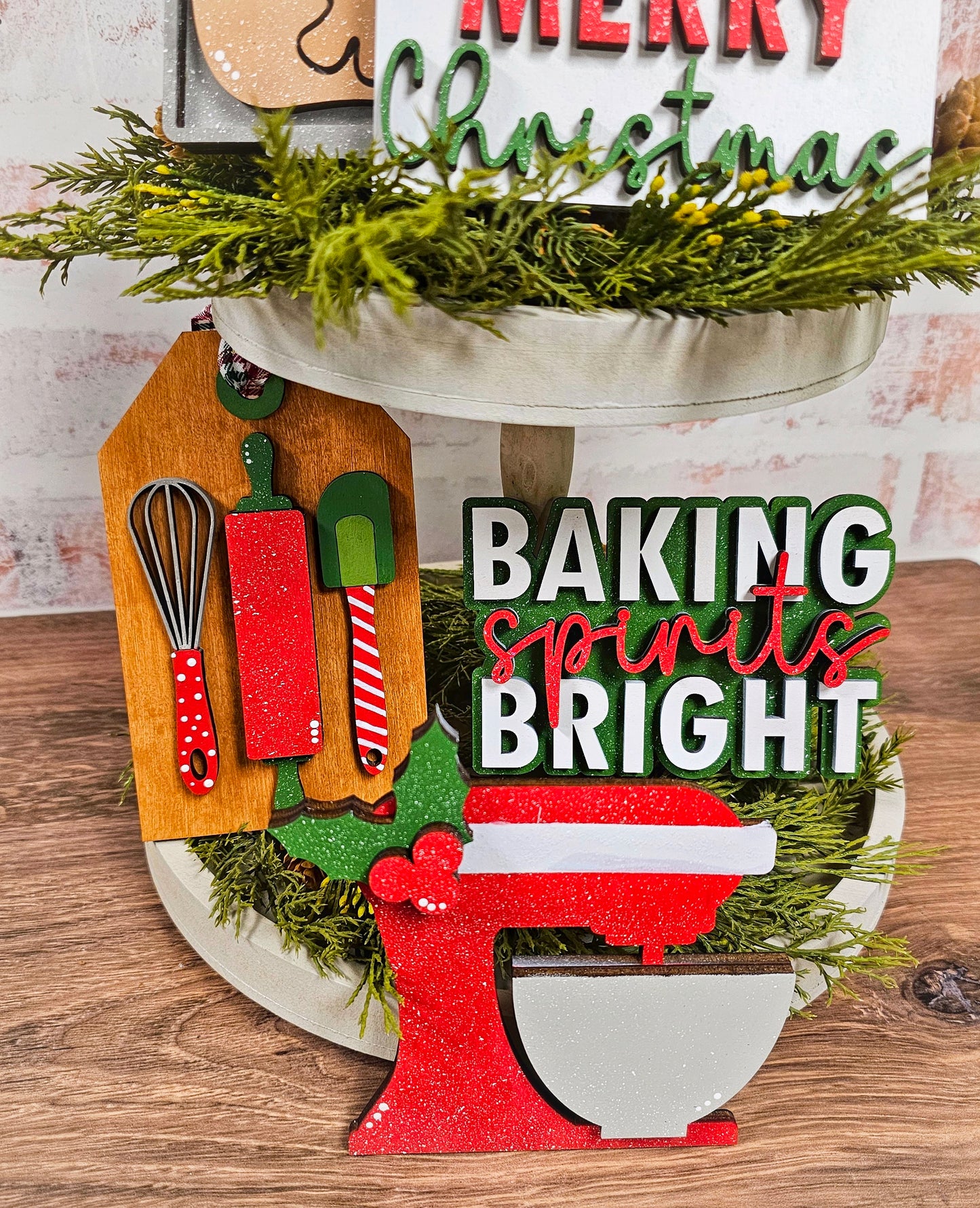 Baking Spirits Bright Tiered Tray Set