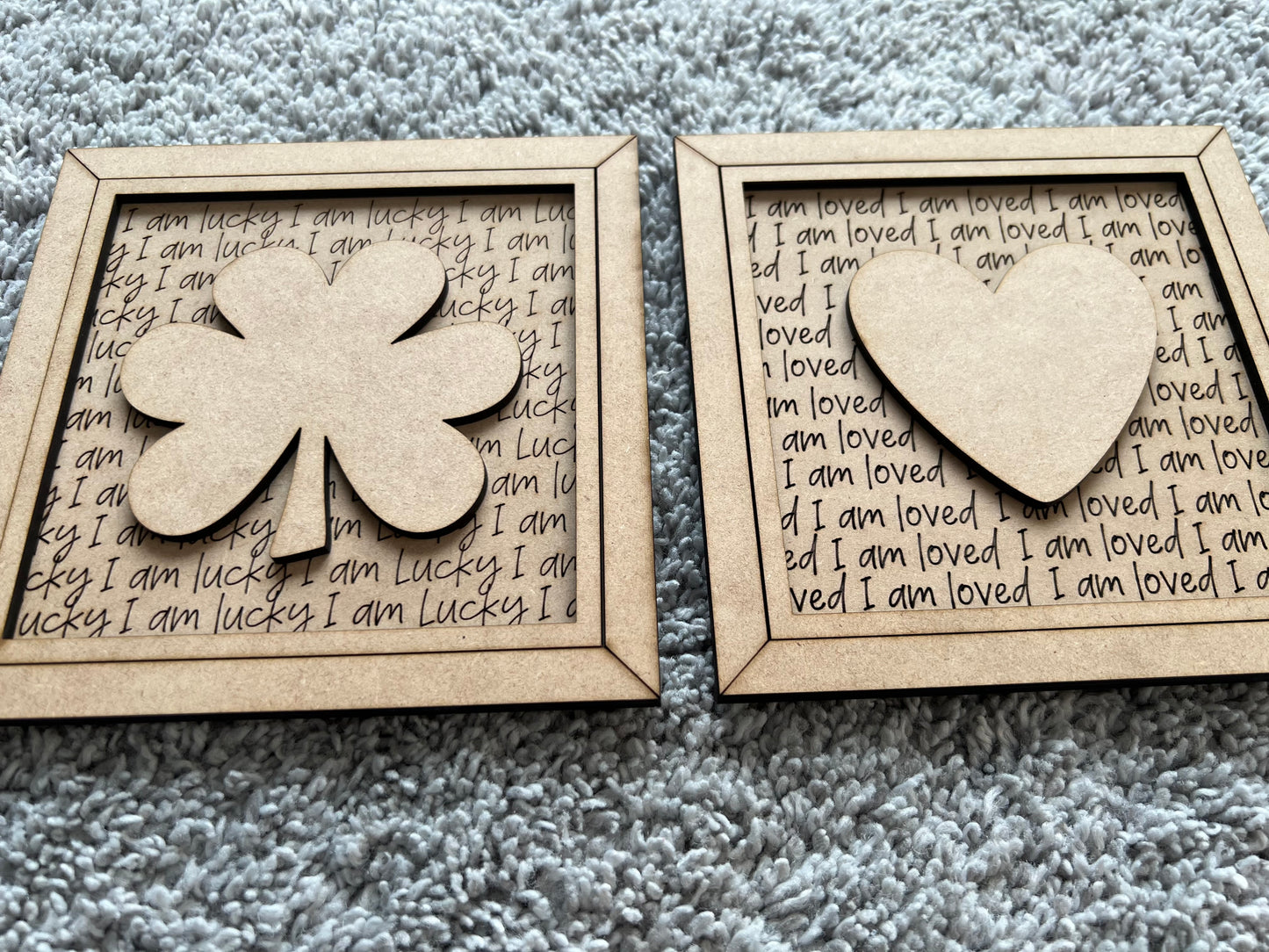 Reversible Valentines & St. Patricks Sign Set