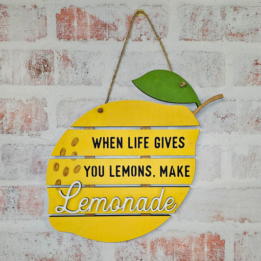 Make Lemonade Sign
