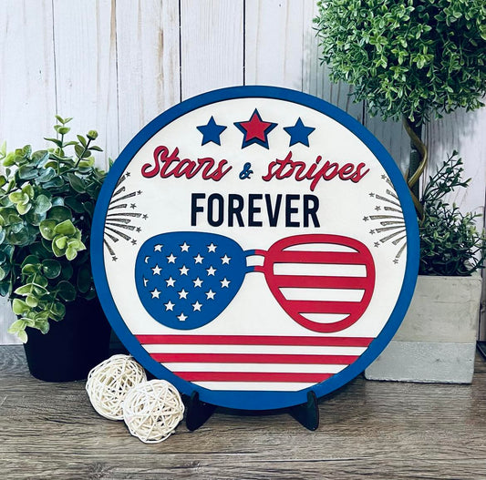 Stars & Stripes Forever Sign