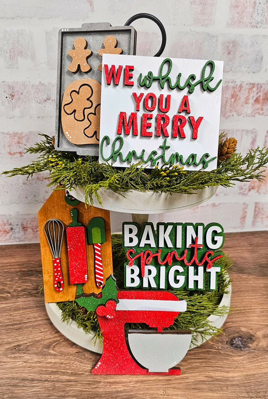 Baking Spirits Bright Tiered Tray Set