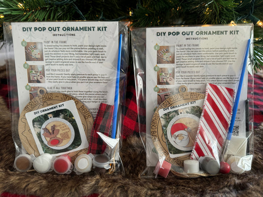 Santa Tracker DIY Ornament Kits