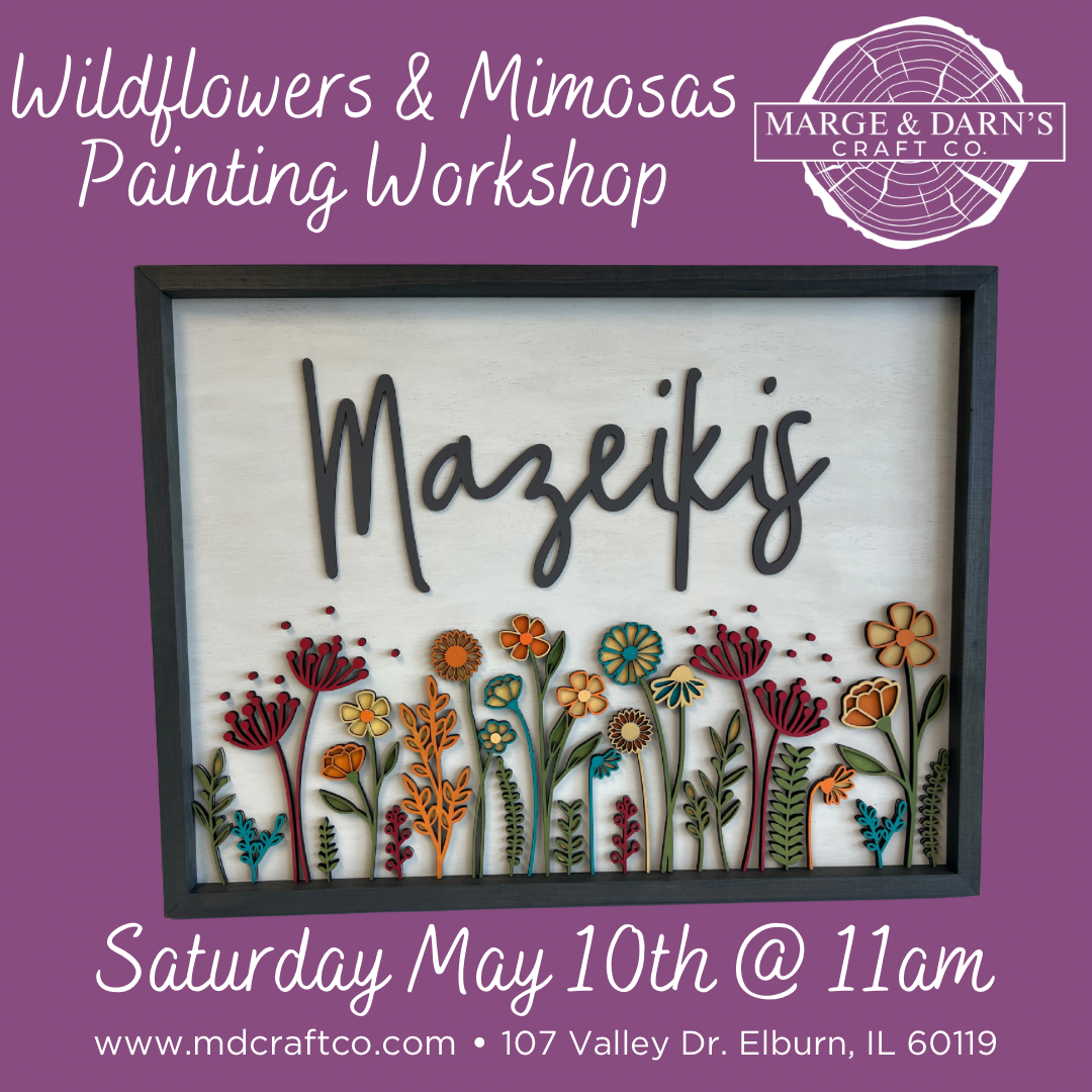 Wildflowers & Mimosas Painting Workshop