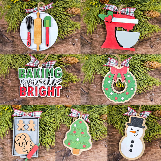 Mix & Match Holiday Baking Ornaments
