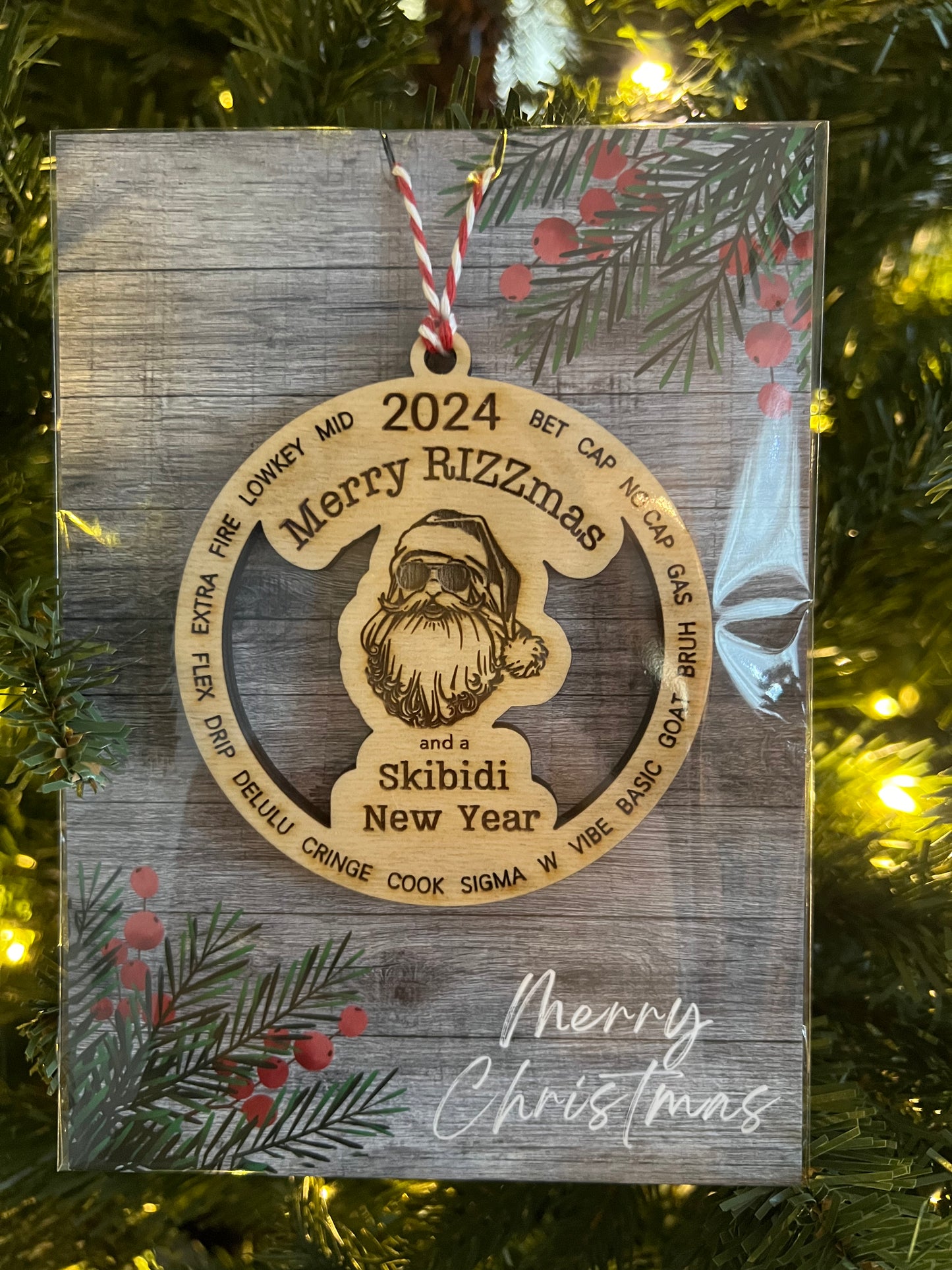 Merry Rizzmas Ornament