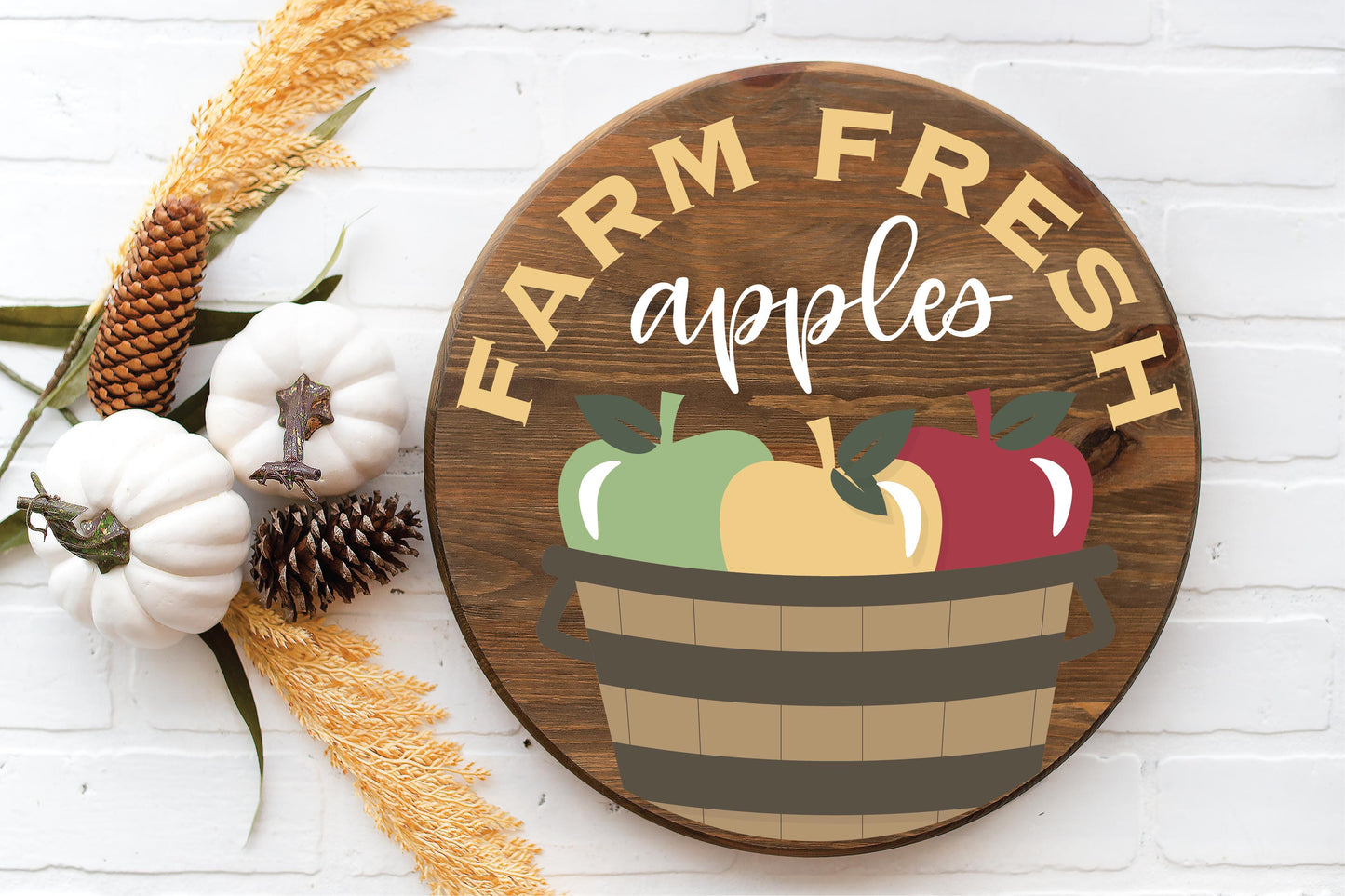 Farm Fresh Apple Round