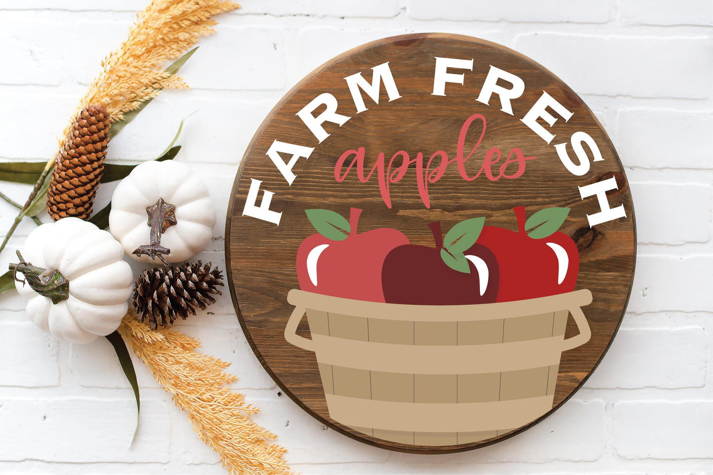 Farm Fresh Apple Round