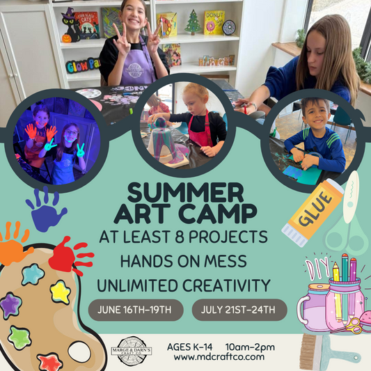 Summer Art Camp 2025 - 2 WEEKS TO CHOOSE FROM!