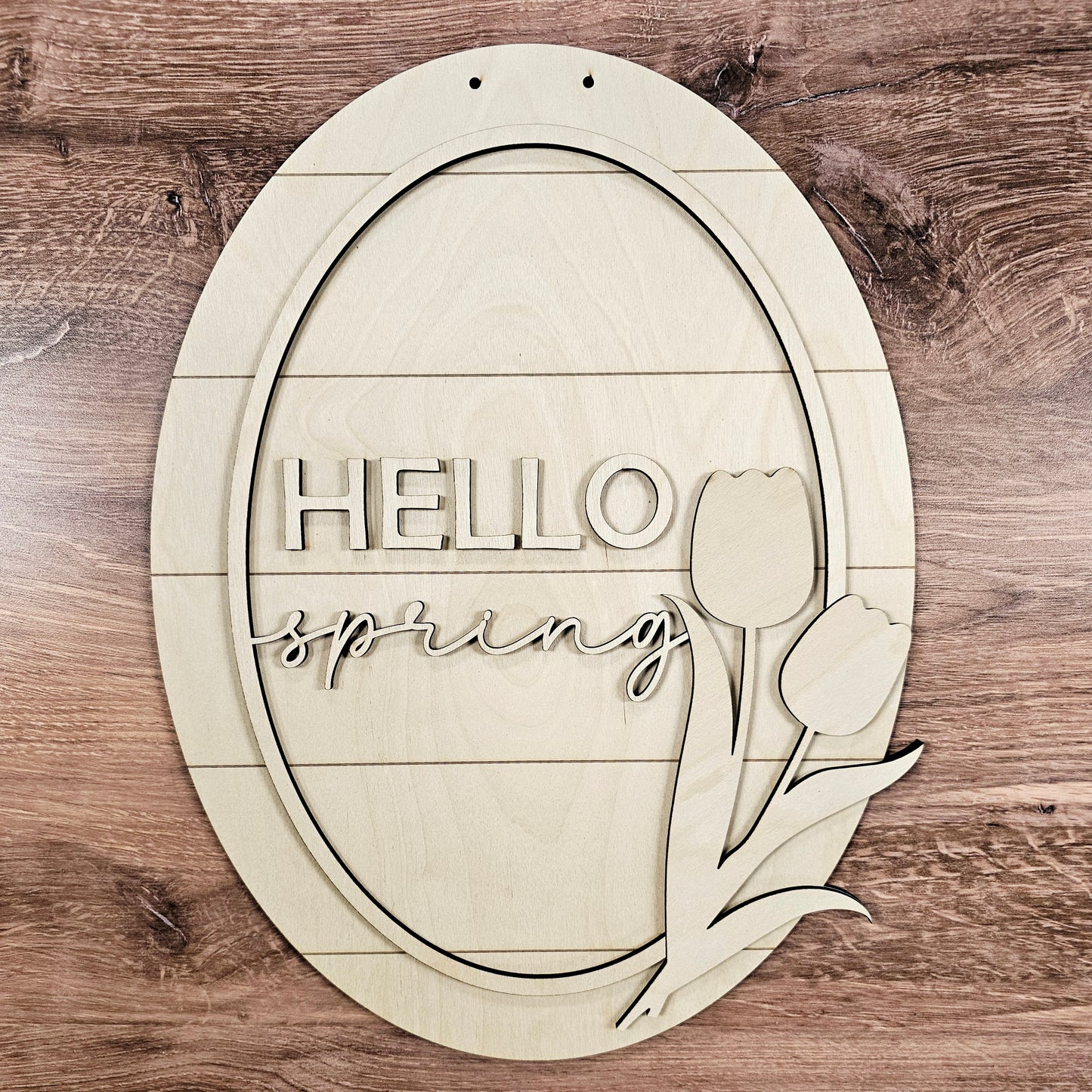 Hello Spring Door Hanger