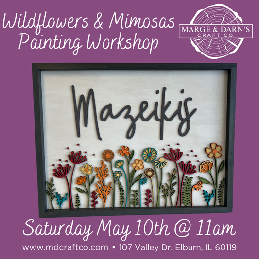Wildflowers & Mimosas Painting Workshop