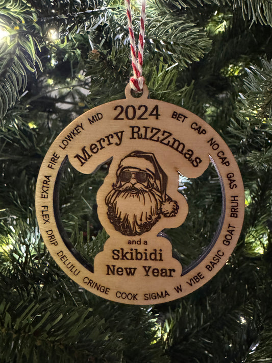 Merry Rizzmas Ornament